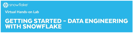 VHOL 1 – Getting Started – Data Engineering with Snowflake